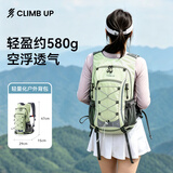 赛普户外登山包徒步包旅行背包轻便防水专业双肩包男女升级28L-荧光绿