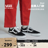 VANS范斯官方 Ward经典黑个性街头复古女鞋板鞋 黑色(女款) 34.5