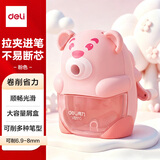 得力（deli）小浣熊自动进笔手摇削笔机卷笔刀排断芯转笔削笔铅笔刀削笔器学生开学文具考试儿童生日礼物男女孩