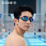 洲克（ZOKE）ZOKE成人泳镜高清镀膜防雾防水男女通用训练电镀泳镜 622501211-8