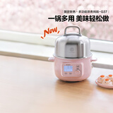 北鼎（Buydeem）电煮锅电蒸锅家用迷你小蒸锅电火锅全自动预约保温蒸汽锅家用多用途锅蒸煮炖锅 【G37 猪猪粉】