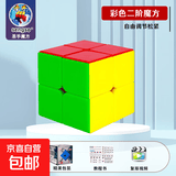 圣手魔方3三阶4四阶2二五5阶顺滑成人比赛益智玩具套装学生初学者 彩色二阶魔方含教程