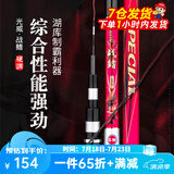 光威（GW）战鳍综合鱼竿青草鲢鳙鲤大物28调碳素轻硬野钓台钓竿钓鱼竿 4.8米+金属竿止+竿梢+送礼包