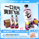 元气森林SIINONO赛诺诺 多口味气泡水480ml*15瓶 0糖0脂0卡汽水饮料 夏黑葡萄味 480mL*15瓶