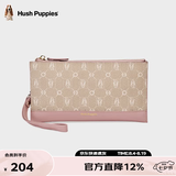 暇步士（Hush Puppies）女士手拿包百搭印花时尚气质手抓包时尚高档信封包钱包七夕礼物 米杏色HA-127290392