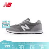 NEW BALANCE NB官方男鞋女鞋夏季网面潮流百搭简约休闲运动鞋515系列 灰色 ML515GRY 41.5 (男码脚长26cm)尺码问客服