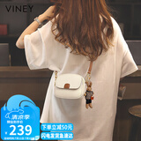 viney牛皮包包女包迷你小圆包洋气单肩斜挎包生日礼物高级感送女友老婆