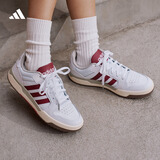 adidas ENTRAP美式校园风运动少年感复古篮球风板鞋男女阿迪达斯 白色/红色   44.5