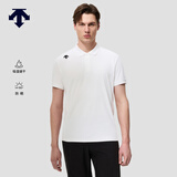 迪桑特（DESCENTE）TRAINING男士TOYOBO吸湿速干防晒UPF50+短袖POLO衫夏季新款 WT-白色 2XL (185/104A)