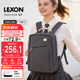 乐上（LEXON）双肩包女14英寸商务笔记本电脑包时尚休闲书包通勤旅行背包银河灰