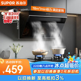 苏泊尔（SUPOR）抽吸排油烟机家用18风量侧吸式小户型近吸直排易清洁高效拢烟以旧换新DJ13