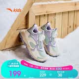 安踏儿童女小童棉鞋冬加绒加厚登峰二棉鞋女孩运动鞋A22549922