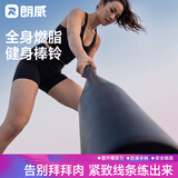 朗威棒铃实心健身棒伊朗棒锤铃钢制棒格斗负重男力量综合体能健身器材 【包钢铁粉】4kg-男女士初学推荐