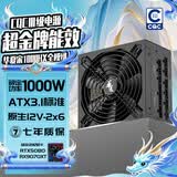 长城（Great Wall）额定1000W 华夏·宋全模组电源（CQCⅢ级白金级能效92%+/ATX3.1/原生PCIe5.1/全电压/5090D显卡）