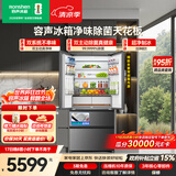 容声方糖机皇515L法式多门冰箱双净双系统超薄零嵌入一级能效无霜自动制冰灰BCD-515P60FZNAD国家补贴