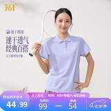 361°t恤女夏季新款运动polo衫速干休闲跑步健身短袖上衣662624111H-5
