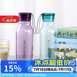乐扣乐扣（LOCK&LOCK）ECO户外运动水杯户外便携塑料水壶男女杯子两件套（550ml*2） 