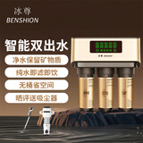 冰尊（BENSHION）净水器家用直饮智能双出水除菌保留矿物质RO反渗透纯水机 套餐二(标配)+中央前置