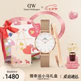 丹尼尔惠灵顿（DanielWellington）DW经典流金表手镯套装小众轻奢石英欧美腕表七夕礼物送女友