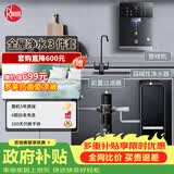 瑞美（Rheem）弱碱性水家用净水器 厨下净水过滤器 饮水机RO反渗透 净水器厨房专用台下用 净水机 【3件套装】净水器+前置+管线机