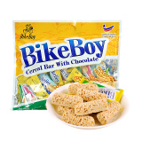 马来西亚进口 Bike Boy 代可可脂 白巧克力燕麦棒 粗粮营养早餐 饱腹代餐 零食喜糖能量棒400g