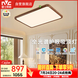 雷士（NVC）中古客厅灯中古风复古奶油风高级感新中式护眼超薄吸顶灯具