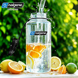 乐基因（nalgene）美国大容量水杯户外运动健身男女夏季便携塑料水壶耐高温杯子1L