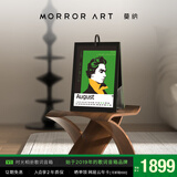 MORRORART 莫纳 Y1时光相册歌词音箱音响蓝牙电子相册悬浮字幕家用桌面日历相框智能家居生日礼物 基础款