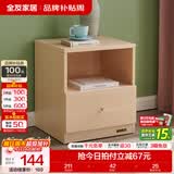 全友家居【床头柜合集】卧室储物柜子客厅收纳边角柜KD（需自行安装） 106302K-2单床头柜*1