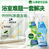 滴露（Dettol）浴室清洁剂750ml+除霉喷雾500ml 马桶清洁剂除霉剂洁厕剂