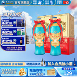 洋河大曲老天蓝 双瓶装 浓香型白酒 55%vol 500mL 2瓶 【无手提袋】
