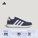 adidas RUN 60s 2.0复古休闲舒适跑步鞋男女阿迪达斯官方轻运动   牛仔蓝/白   42.5