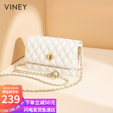 viney包包女包牛皮链条包轻奢百搭单肩斜挎包生日七夕情人节礼物送女友