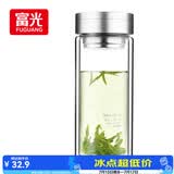 富光双层玻璃杯 大容量高硼硅玻璃泡茶杯子 带茶隔商务办公水杯男女士