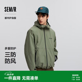森马（Semir）防护外套|夹克男三防防风春季登山徒步连帽上衣109125108105