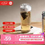 米家Tritan 水杯 600mL 白色 学生耐高温运动便携茶杯