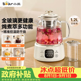 小熊（Bear）全玻璃养生壶 纯玻璃多功能恒温壶母婴用 办公煮茶壶炖煮壶 YSH-E12S2