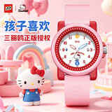 正港（ZGO）儿童手表3-6岁幼儿园女孩宝宝玩具电子手表只看时间生日礼物 3351