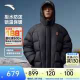 安踏（ANTA）凯里·欧文系列 | 先驱二代防泼水25年冬季鸭绒保暖羽绒服外套 基础黑-3 L (女生选购建议偏小一码)