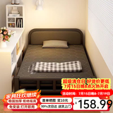 星奇堡 折叠床单人家用简易床加床加固午休小床成人办公室硬板铁床 80cm宽【升级软靠+加厚框架】