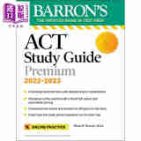 Barron’s ACT Premium Study Guide 2022-2023 巴朗美国高考ACT考试备考学习指南高级版含6套题 英文原版进口