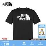 北面（The North Face）【经典款】短袖T恤男宽松棉质半袖户外休闲舒适透气春夏上新款 黑色 L /175