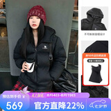 骆驼（CAMEL）户外羽绒服600蓬男女新款短款厚外套面包服