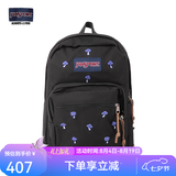 JANSPORT杰斯伯双肩包女男复刻暮光学生电脑包旅行背包书包 4QVBGP6 蘑菇屋-刺绣款