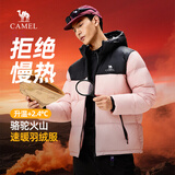 骆驼火山羽绒服1.0男士鸭绒加厚防寒面包服冬季外套M13CR07089H