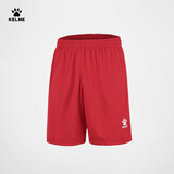 卡尔美（KELME）运动短裤男足球比赛闽超训练快干短裤夏季跑步透气五分裤子东北超 红色 XL