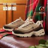 斯凯奇（Skechers）卷毛熊女鞋夏厚底老爹鞋熊猫鞋防滑休闲运动鞋150240