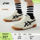 亚瑟士ASICS男鞋女鞋运动休闲鞋复古篮球鞋百搭板鞋 COURT MZ 米白色/黑色 38