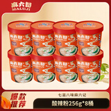 麻六记酸辣粉非油炸红薯湿粉256g*8桶整箱装早餐夜宵热销即食方便食品