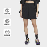 耐克女运动短裤7英寸 夏季 梭织 户外工装 DM6248-010 黑 S